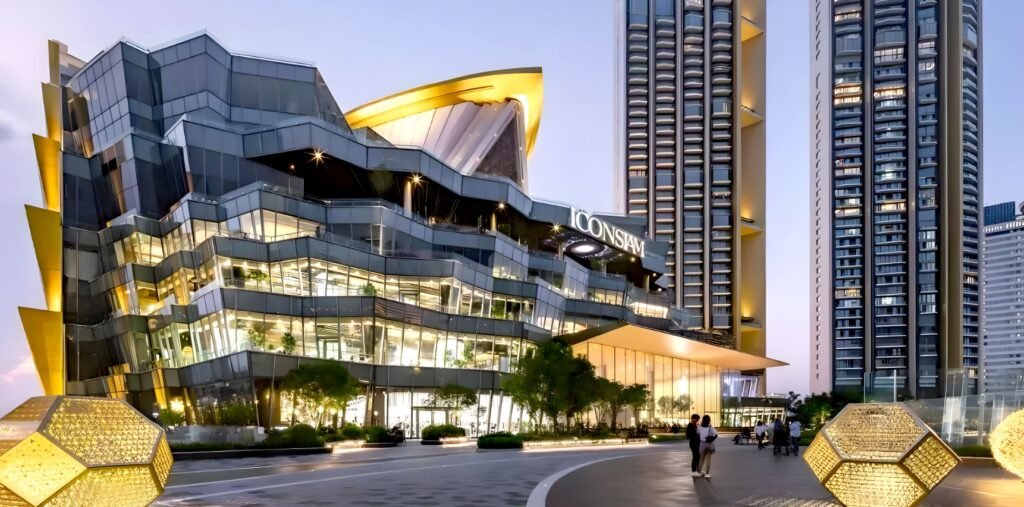 Aluminum panels for facade & mesh screen:ICONSIAM, THAILAND