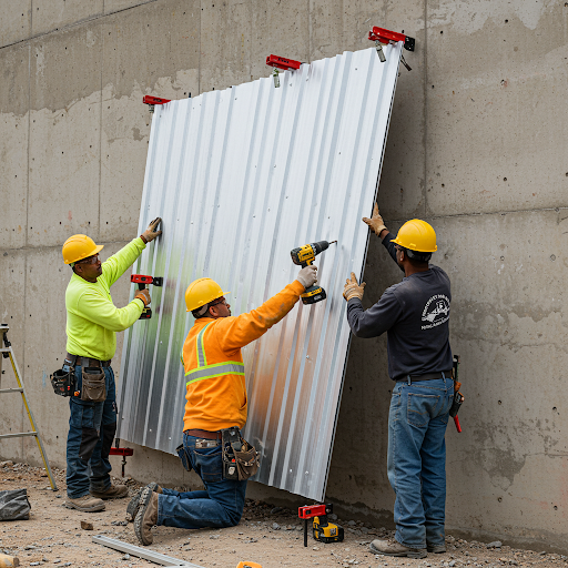 aluminum veneer installation