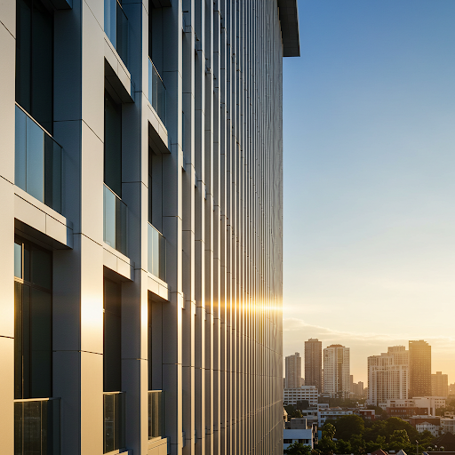 Aluminum Panel Curtain Wall Application Example