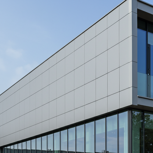 Modern aluminum alloy curtain wall building facade