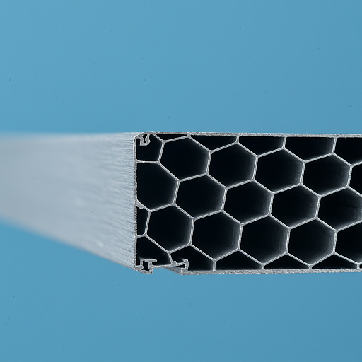 Aluminum honeycomb panel with honeycomb core structure for curtain walls