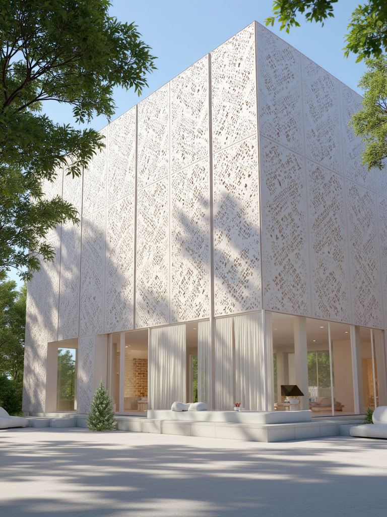 Perforated Curtain Wall Panels