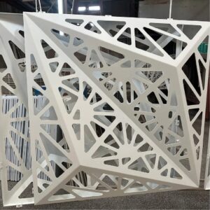Carved Aluminum 3d Cladding Decorative Mashrabiya 3d Perforated Wall Facade