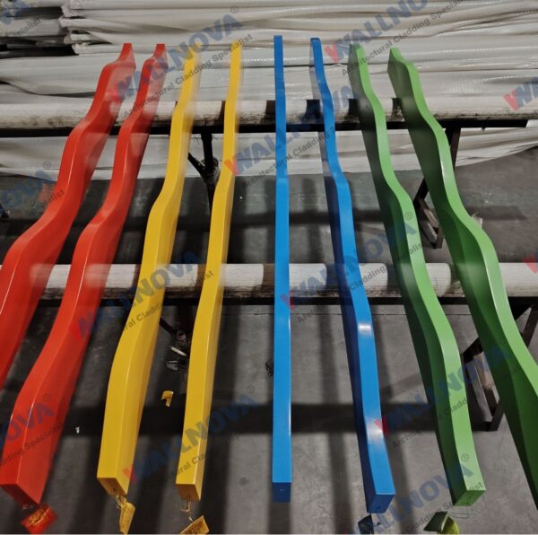 Wave aluminum plate