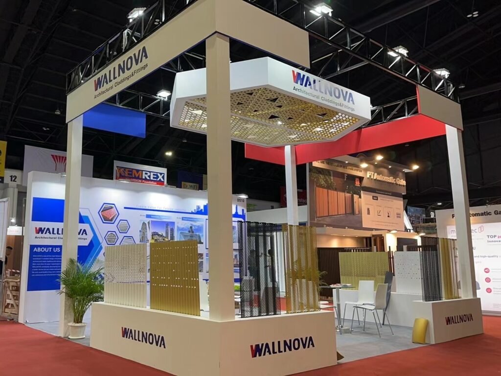 wallnova aluminum panel supplier exhibition in Thailand