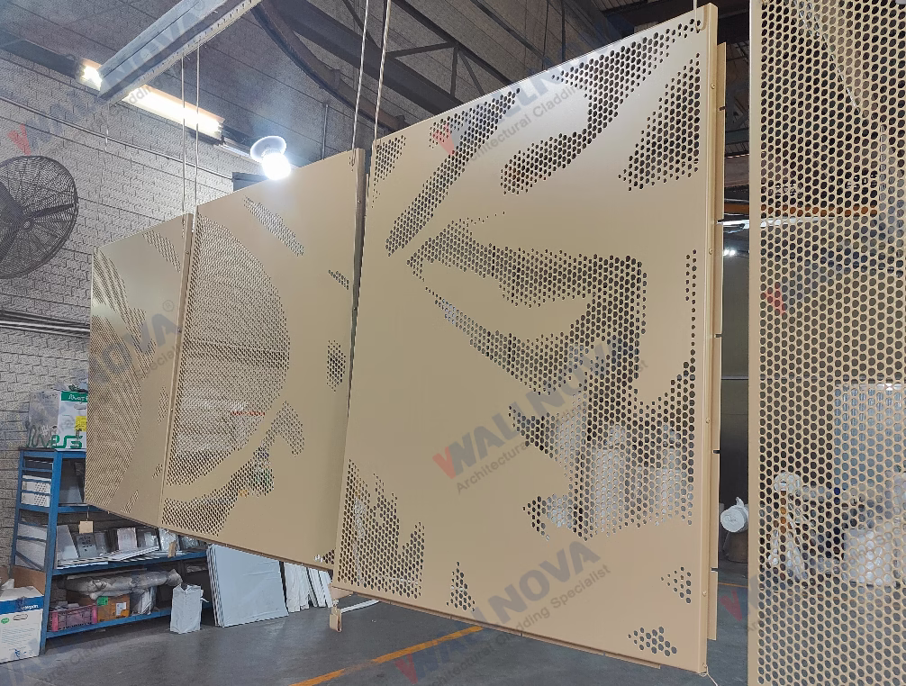  WALLNOVA  perforated alum ceiling panels project:The Darley in Melbourne