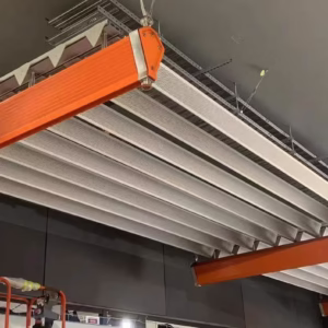 Stainless Steel Fixed, Perforated Aluminum Acoustic Panel (Rockwool Filled)