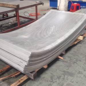 Custom Double Curved Perforated Aluminum Facade